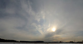 Просветы в слоистых облаках (панорама)