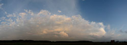 Облачность на закате (панорама)