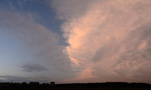 Облачность на закате (панорама)